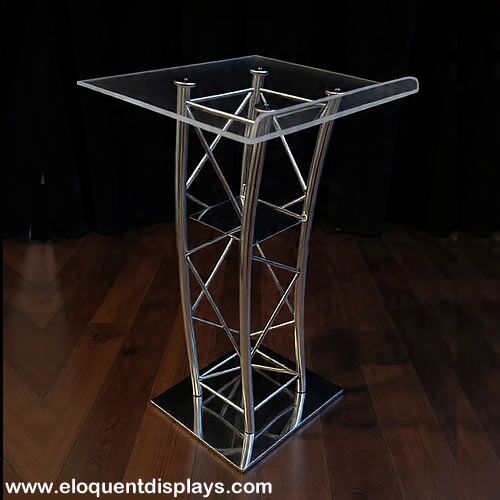 sturdy four stand metal pulpit