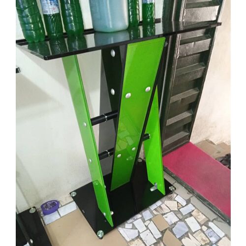 green glass church pulpit