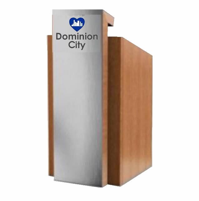 symposium wooden podium