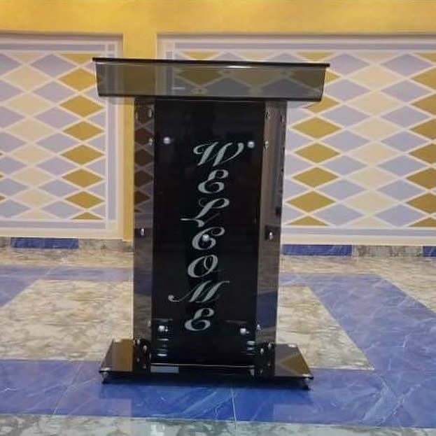 modern imported acrylic pulpit