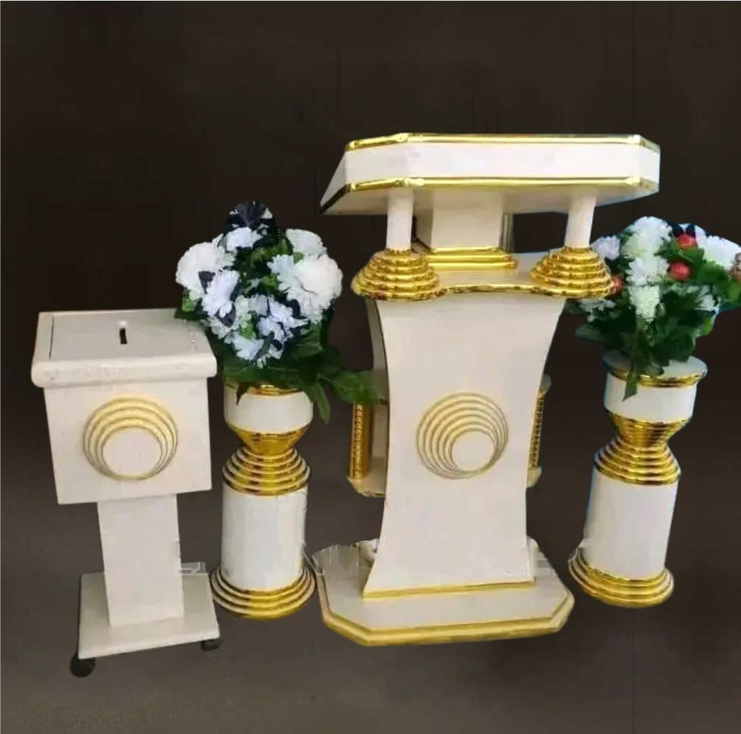 set of pulpit and offering box