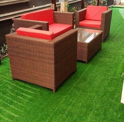 rattan set and centre table