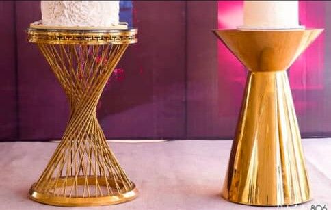 Gold Cake Stand Rental
