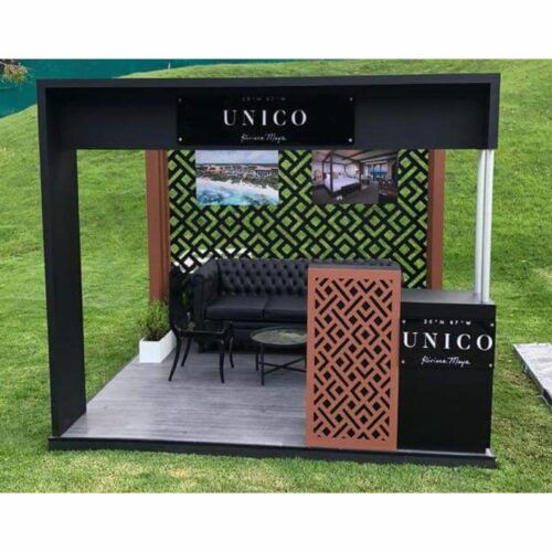 Branded Event Booth for Outdoor Exhibitions in Nigeria