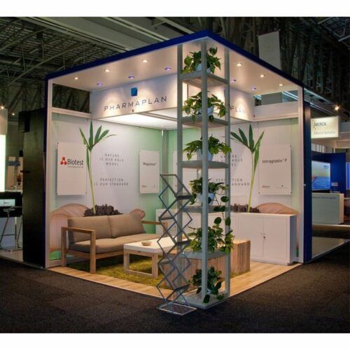 Custom Nature's Trade Show Exibition Booth in Nigeria